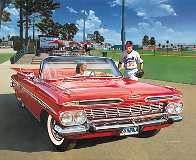 Searching for print of this 1959 Impala artwork