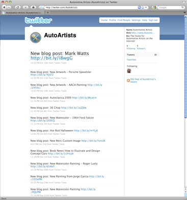 automotiveartists on twitter