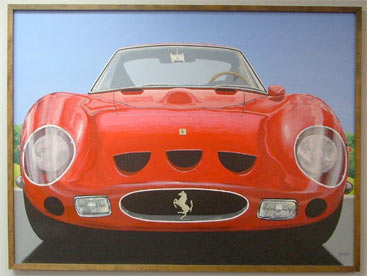 64 Ferrari 250GTO Acrylic painting by Marc Jones