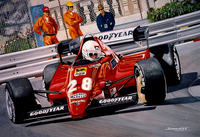 Rene Arnoux Grand Prix de Monaco 1983