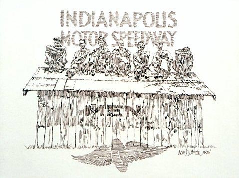 Indy Speedway Sketch