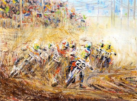 Motorcycle Dirt Track